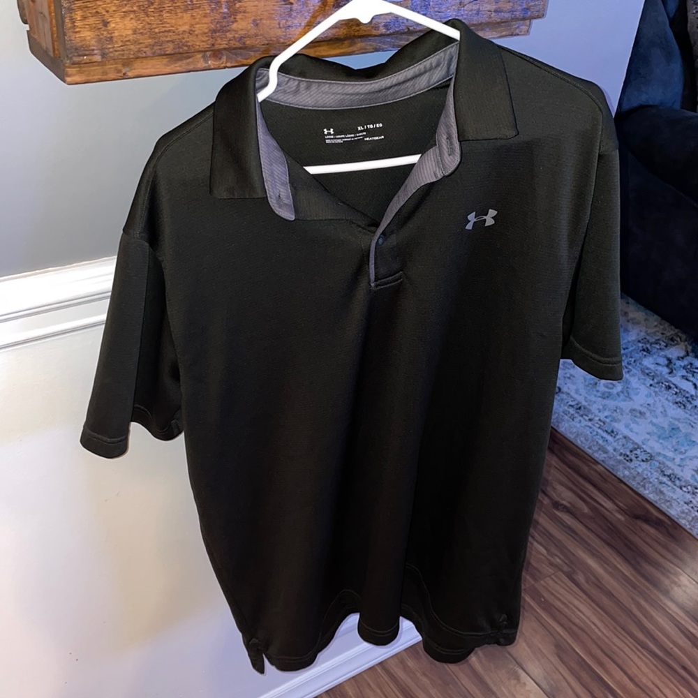 Black Under Armour Polo